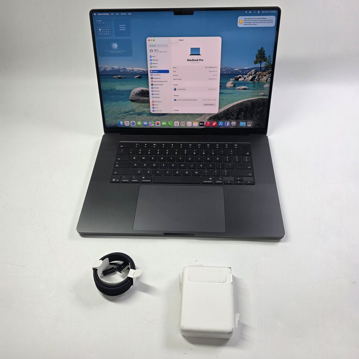 2026 Apple MacBook Pro 16" M5 Pro 20C GPU 4.6GHz 48GB RAM 1TB SSD MGEC4LL/A