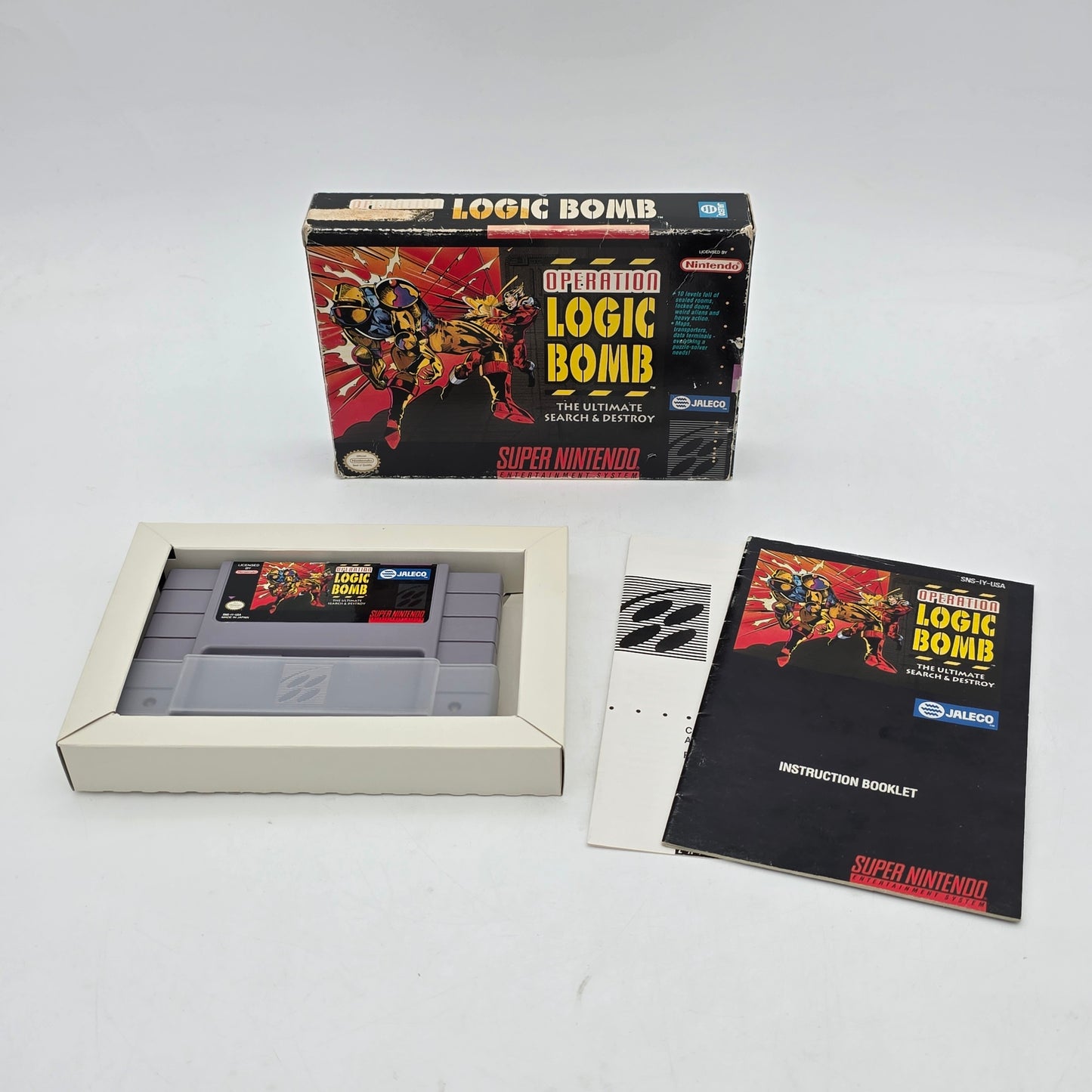 Operation Logic Bomb (Super Nintendo SNES, 1993)