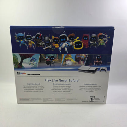 Sony PlayStation 5 Slim Disc PS5 1TB White Console Gaming System CFI-2015