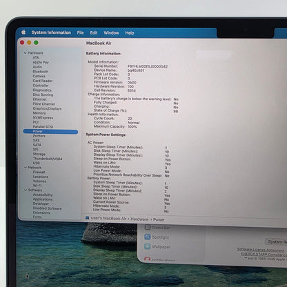 2025 Apple Macbook Air 13.6" M4 8C GPU 4.5GHz 16GB RAM 256GB SSD A3240