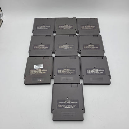 Lot of 10 Nintendo NES Games