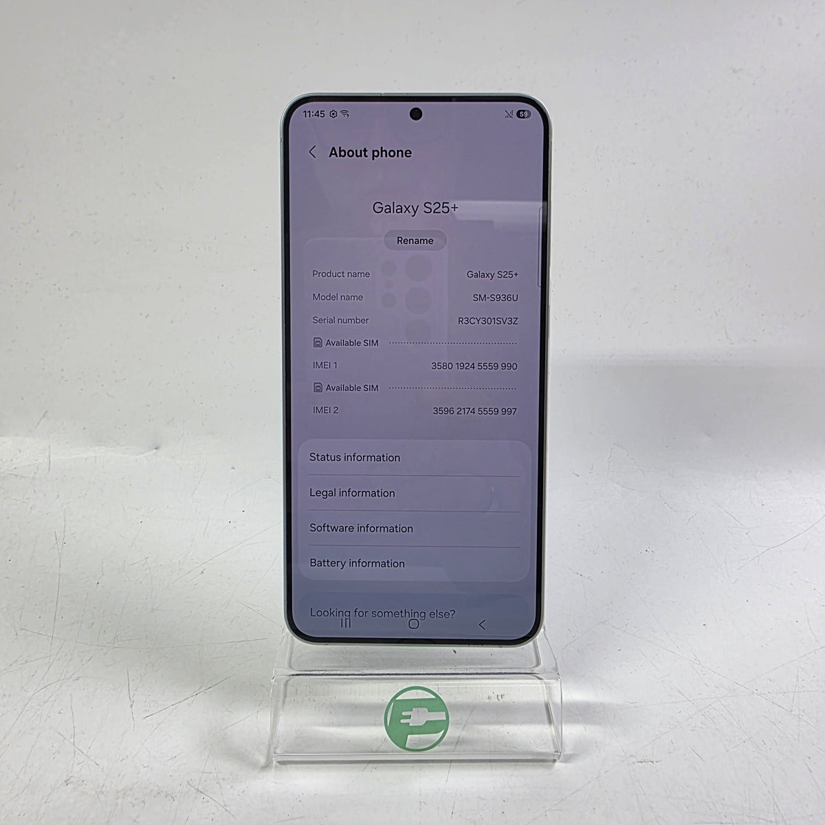 Factory Unlocked Samsung Galaxy S25 Plus 12GB RAM 256GB SM-S936U Mint