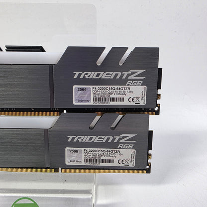 G.Skill Trident Z RGB 64GB (4x16GB) RAM DDR4 3200MHz F4-3200C15Q-64GTZR