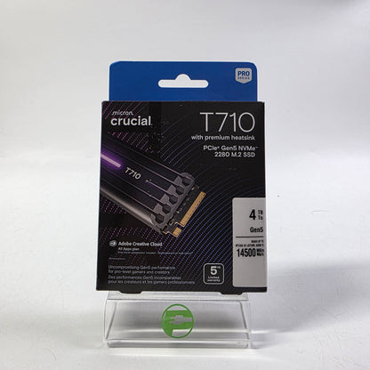 Micron 2280mm Crucial 4TB M.2 NVMe Gen 5.0 x 4 SSD T710