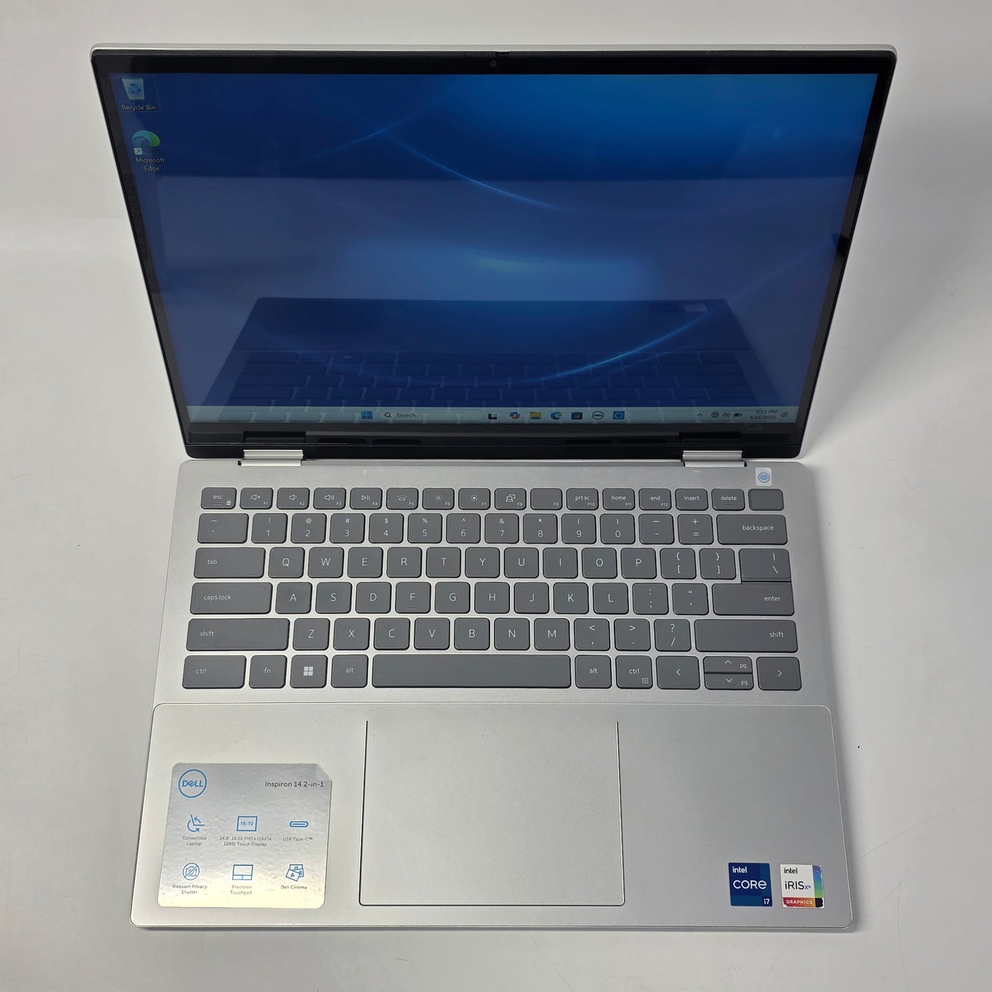 Dell Inspiron 14 7420 14" i7-1225U 1.7GHz 16GB RAM 512GB SSD
