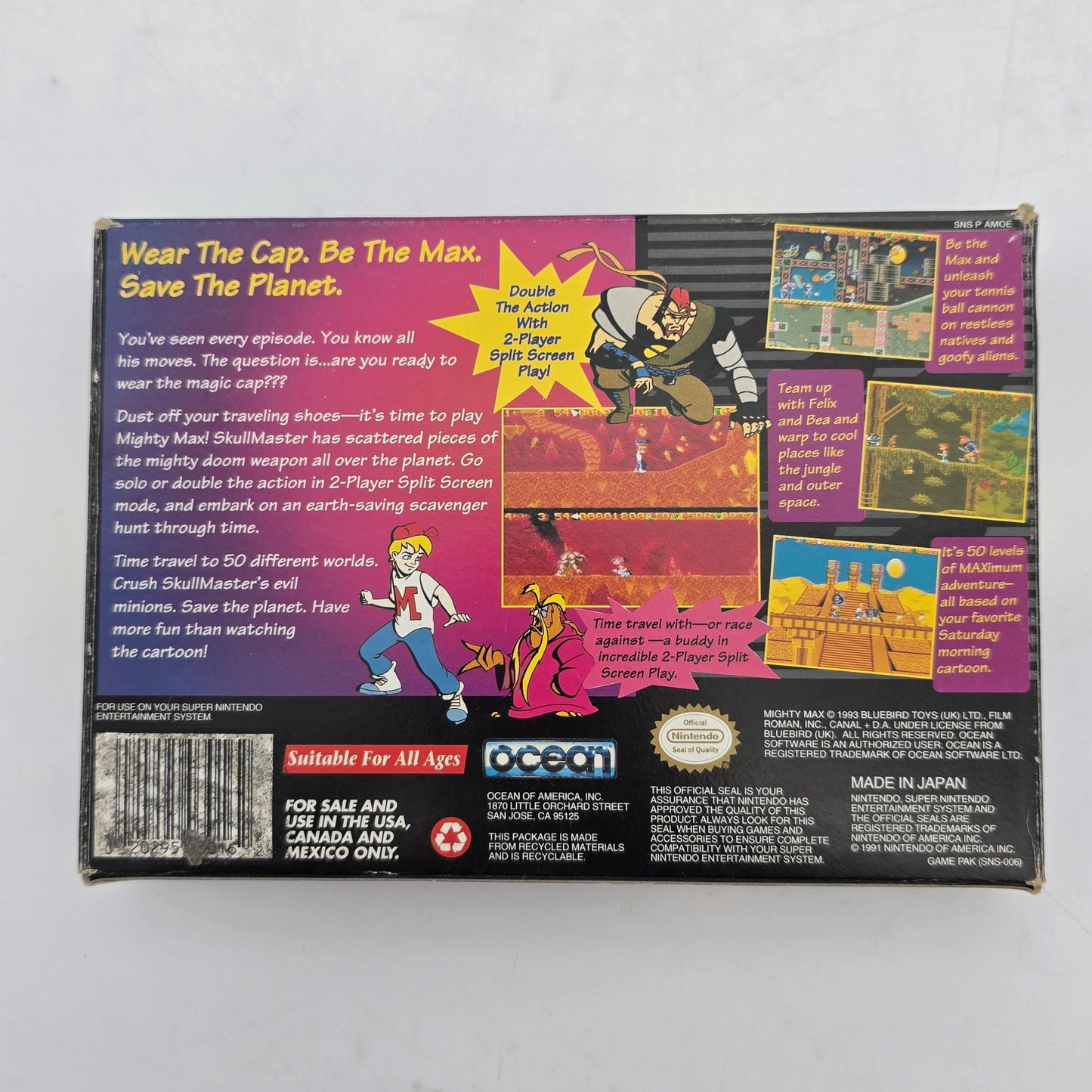 Adventures of Mighty Max (Super Nintendo SNES, 1995)