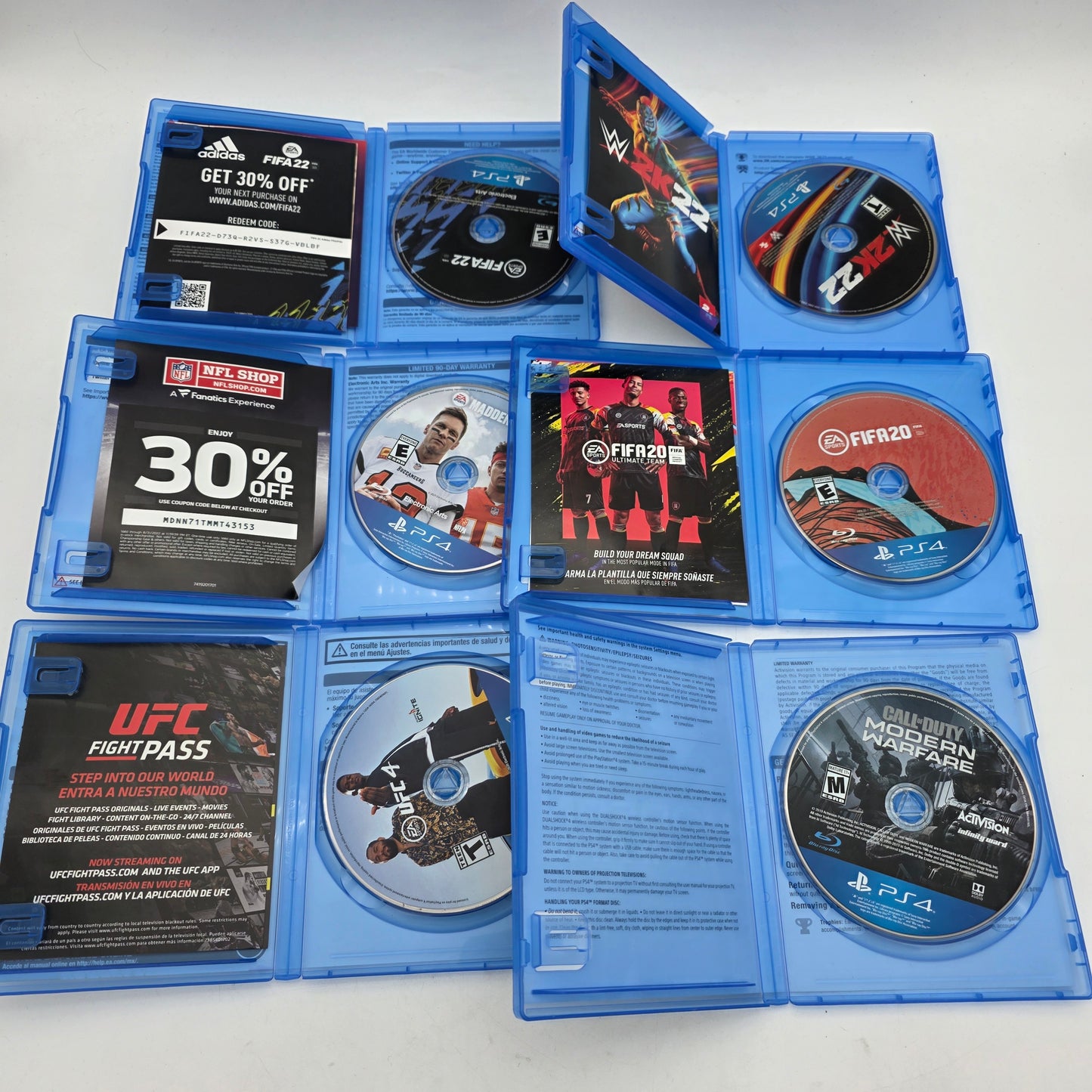 Lot of 6 Sony PlayStation 4 PS4 Games