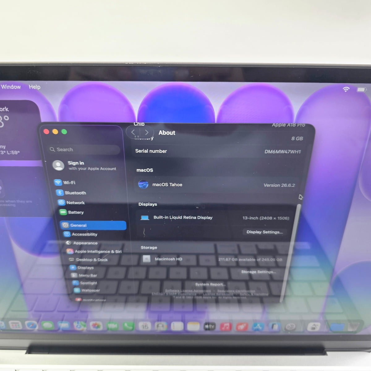 2026 Apple MacBook Neo 13" A18 Pro 5C GPU 4.0GHz 8GB RAM 256GB SSD MHFA4LL/A