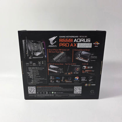 Gigabyte MPG B550I Gaming Edge AM4 Mini-ITX AMD DDR4 Motherboard