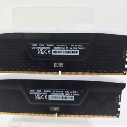 Corsair Vengeance RGB 64GB (2x32GB) RAM DDR5 6000MHz CMH5X32G2B60C40A2