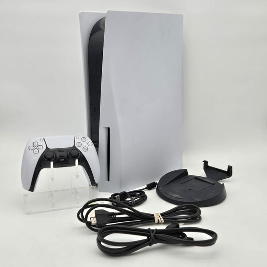 Sony PlayStation 5 Disc Edition PS5 825GB White Console Gaming System CFI-1015A