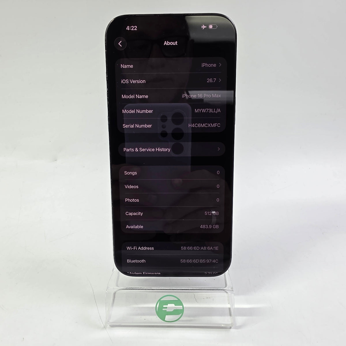 Factory Unlocked Apple iPhone 16 Pro Max 512GB Black Titanium MYW73LL/A