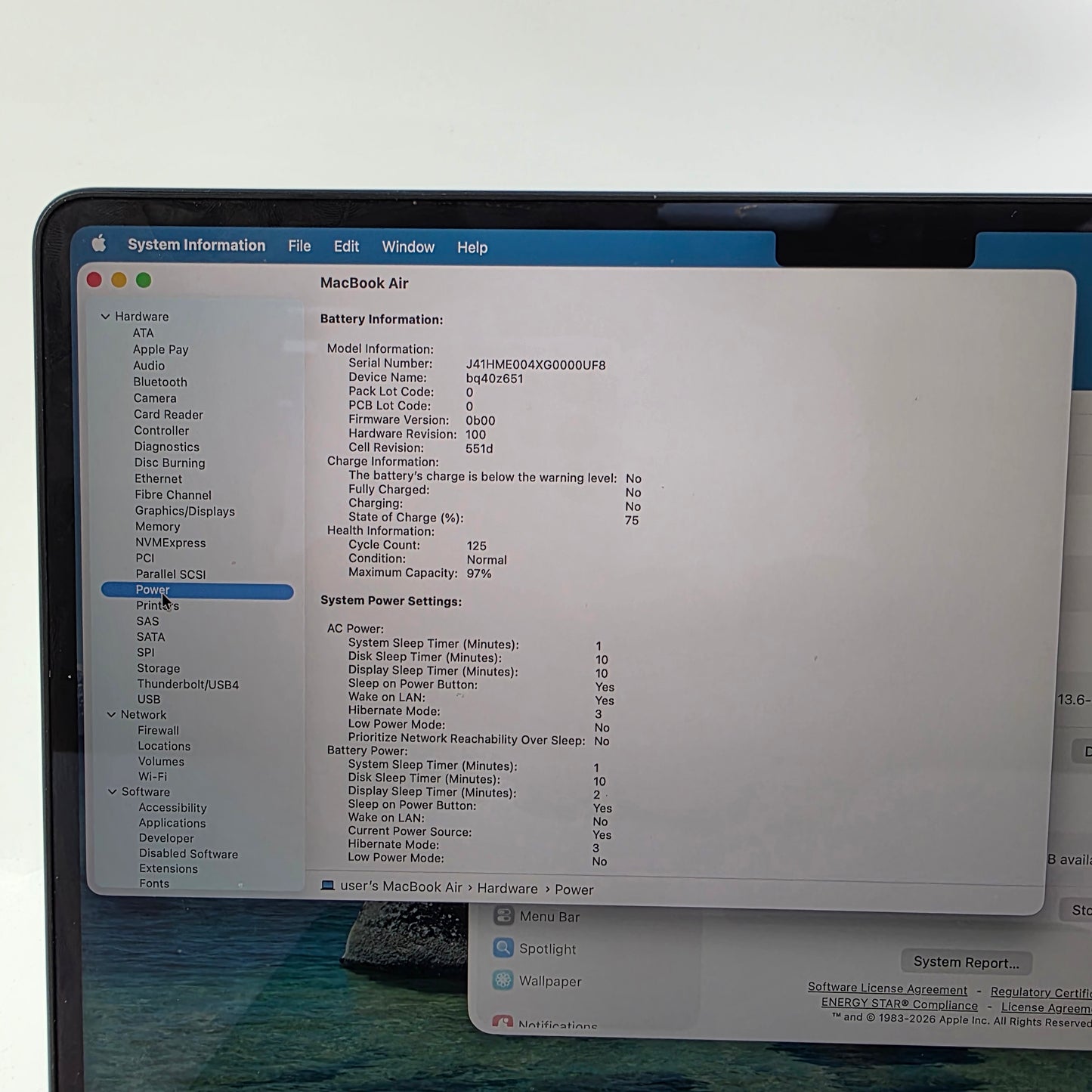 2025 Apple MacBook Air 13" M4 10C GPU 4.5GHz 16GB RAM 512GB SSD A3240