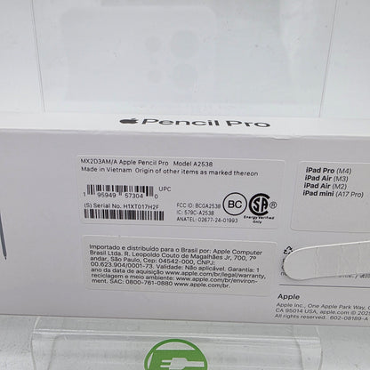 Apple Pencil Pro Smart Pencil Stylus White MX2D3AM/A