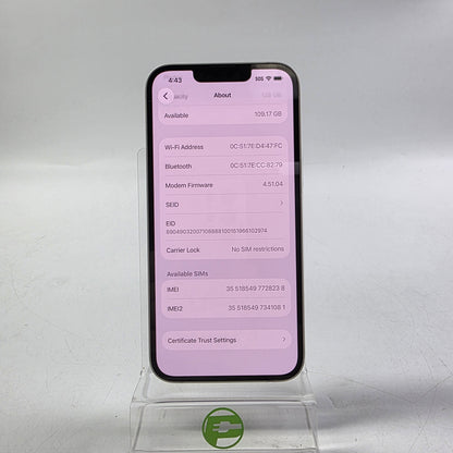 Factory Unlocked Apple iPhone 14 128GB Starlight MPUN3LL/A
