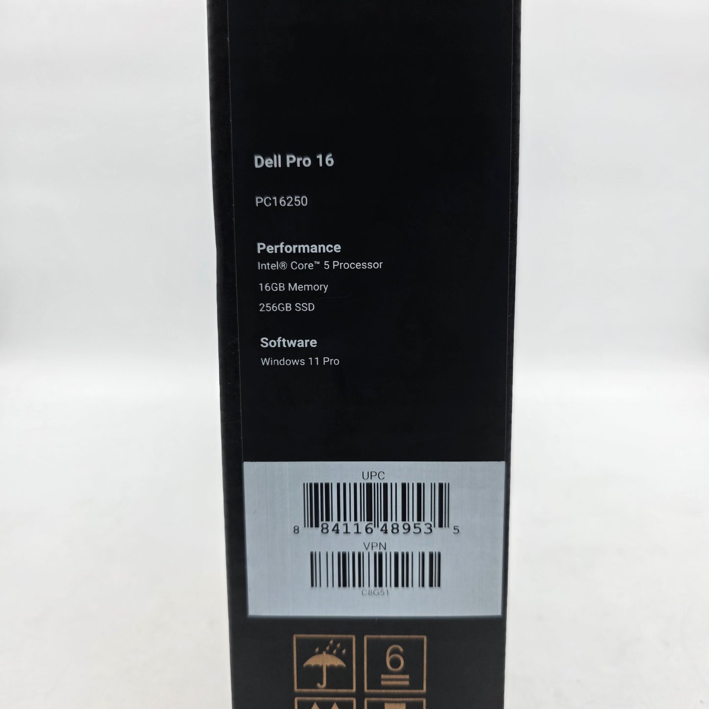 New Dell Pro 16 PC16250 16" Core 5 120U 1.4GHz 16GB RAM 256GB SSD