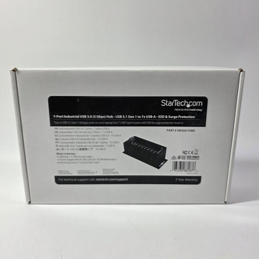 New StarTech 7 Port USB 3.0 Hub (5 Gbps)  USB HUB HB30A7AME