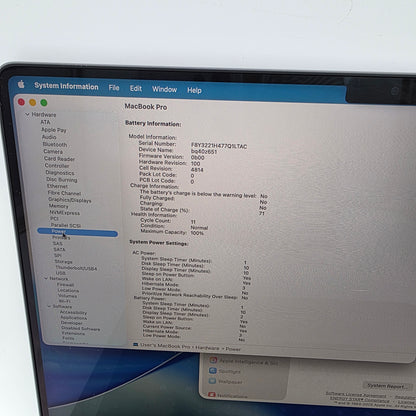 2023 Apple MacBook Pro 14" M3 4.0GHz 8GB RAM 512GB SSD