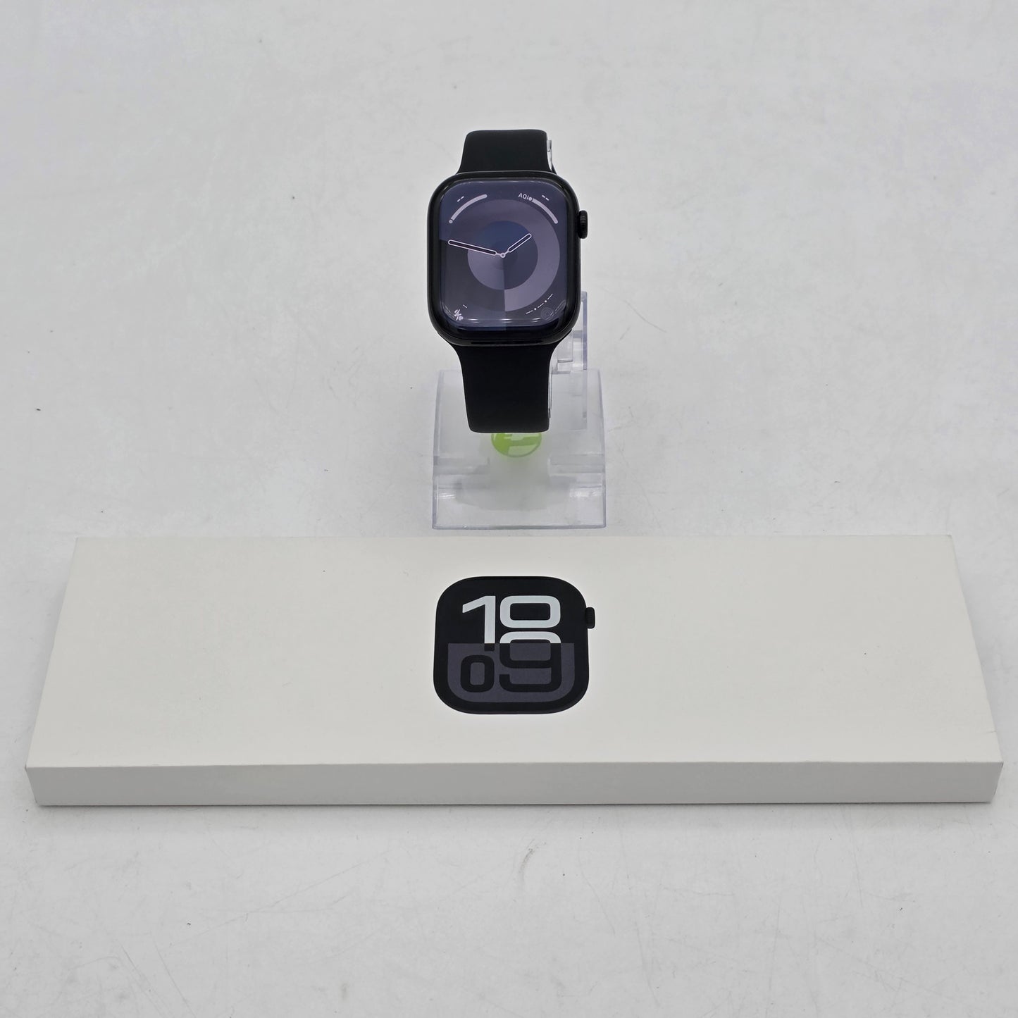 Unlocked Apple Watch Series 10 46MM Black Aluminum Black Sport Band MWY43LW/A