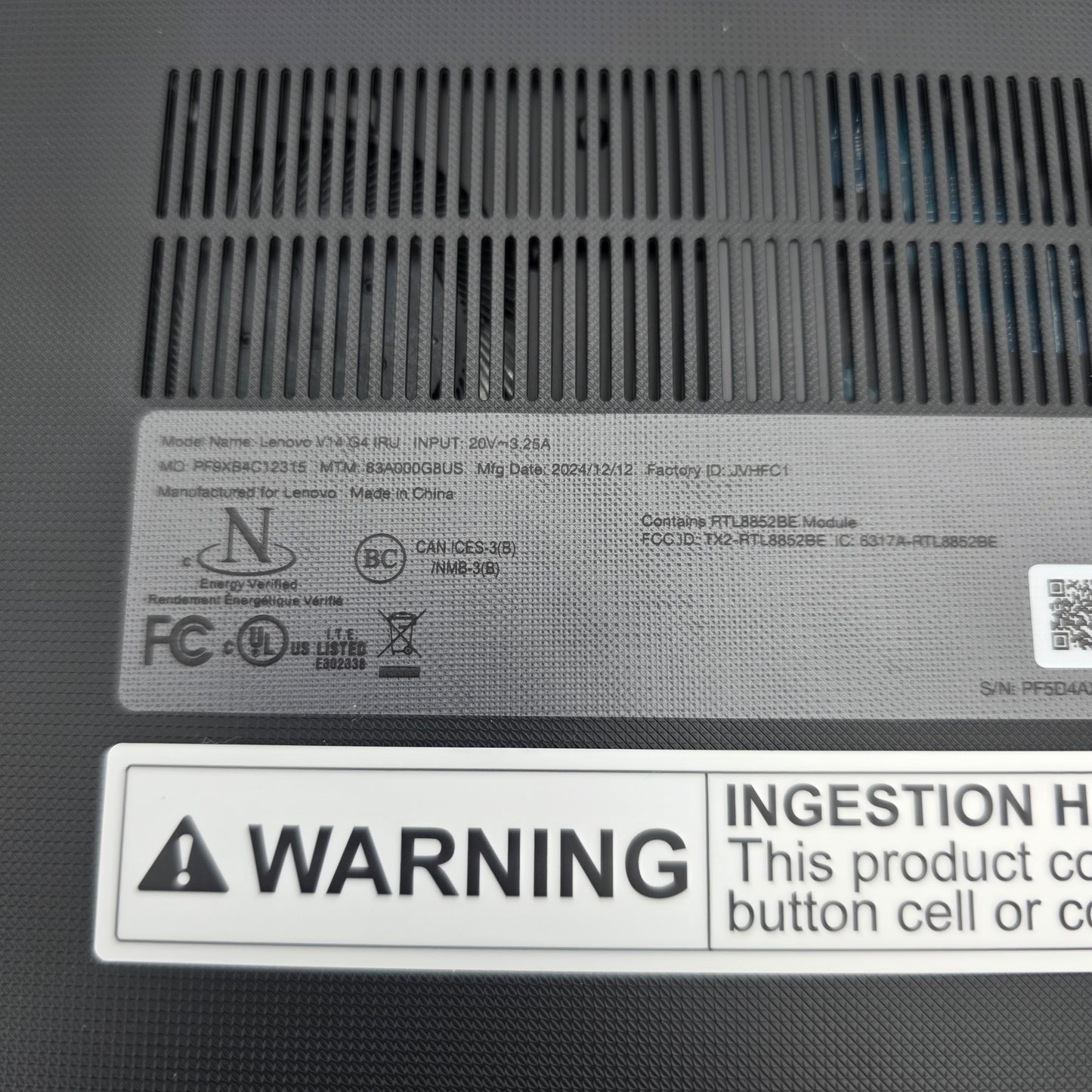 Lenovo V14 G4 IRU 14" i7-13620H 2.4GHz 16GB RAM 512GB SSD