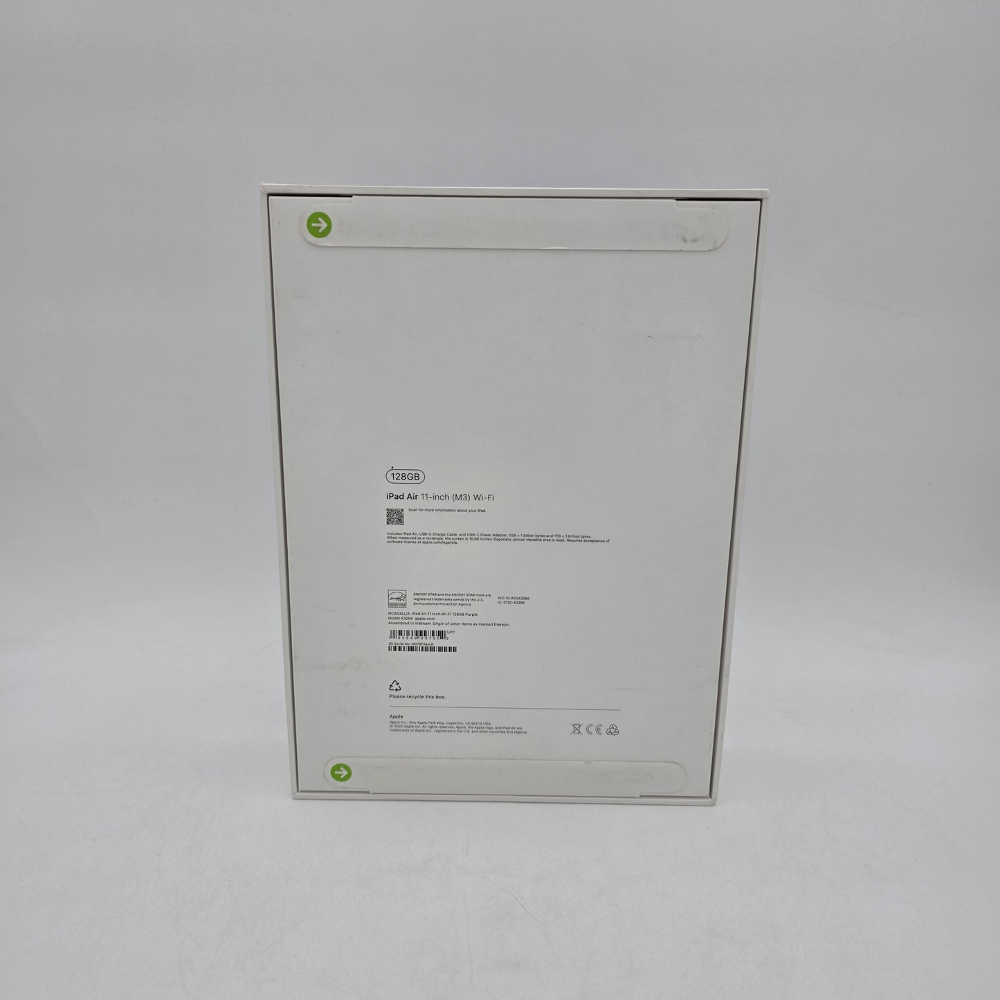 New WiFi Only Apple iPad Air 11" M3 128GB Purple MC9W4LL/A