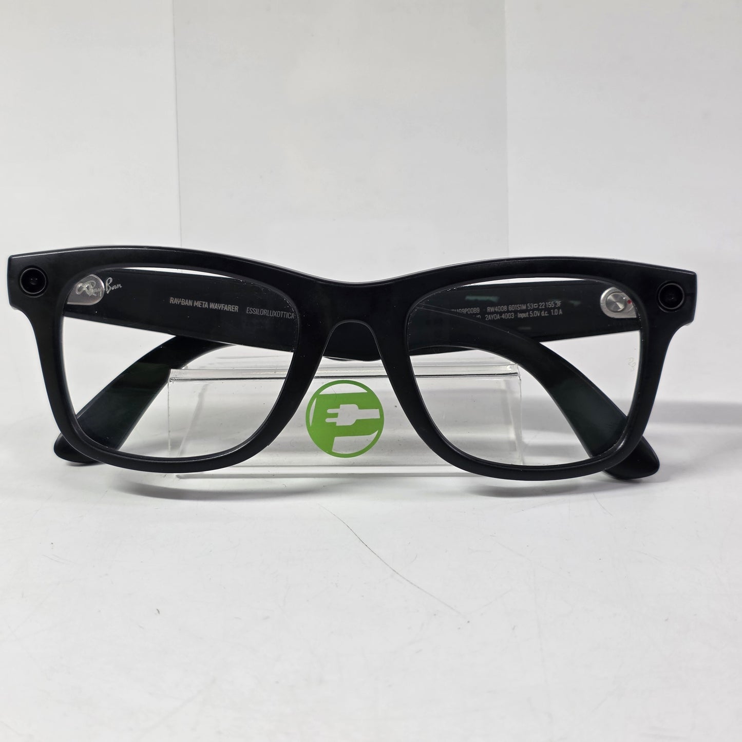 Ray-Ban Meta Wayfarer Gen 1 Matte Black Standard RW4008 601S1M AI Smart Glasses