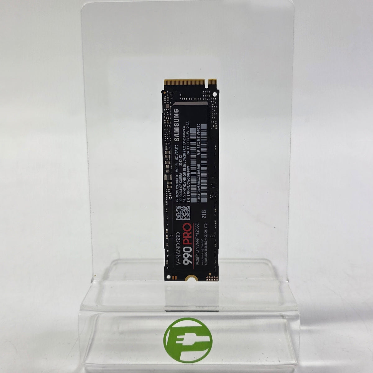 Samsung 2280mm 990 Pro 2TB M.2 NVMe Gen 4.0 x 4 SSD MZ-V9P2T0B/AM