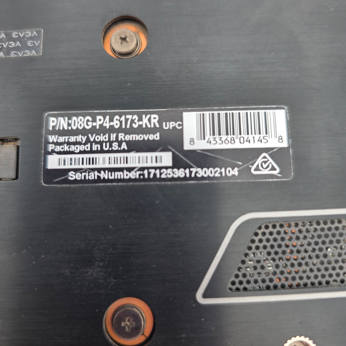 EVGA GeForce GTX 1070 8GB GDDR5 Graphics Card 08G-P4-6173-KR