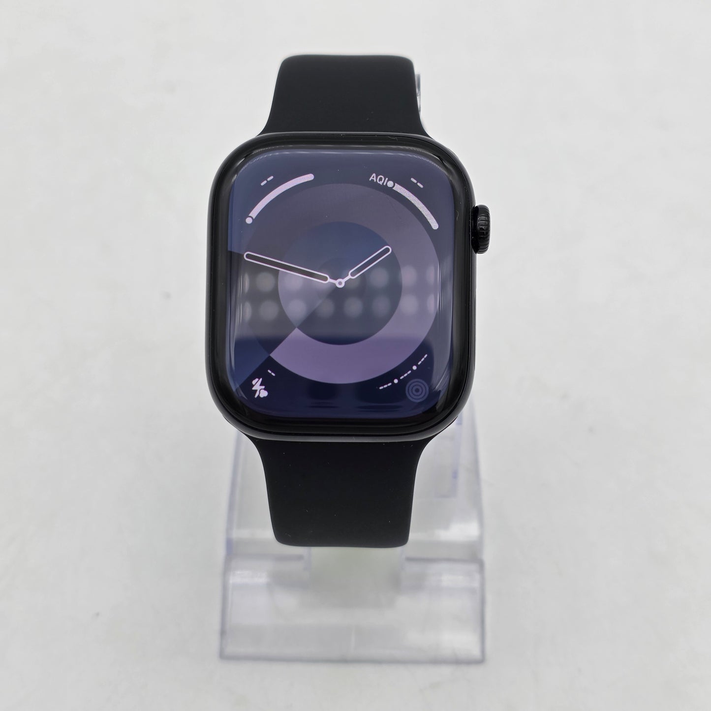 Unlocked Apple Watch Series 10 46MM Black Aluminum Black Sport Band MWY43LW/A