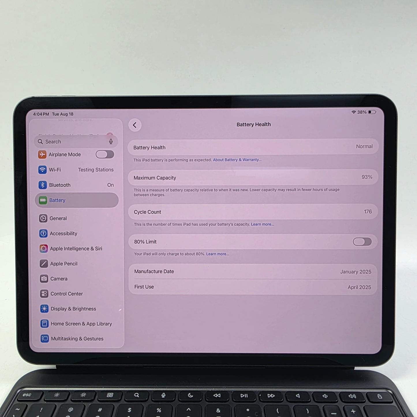 WiFi Only Apple iPad Pro 11" M4 256GB Space Black MVV83LL/A