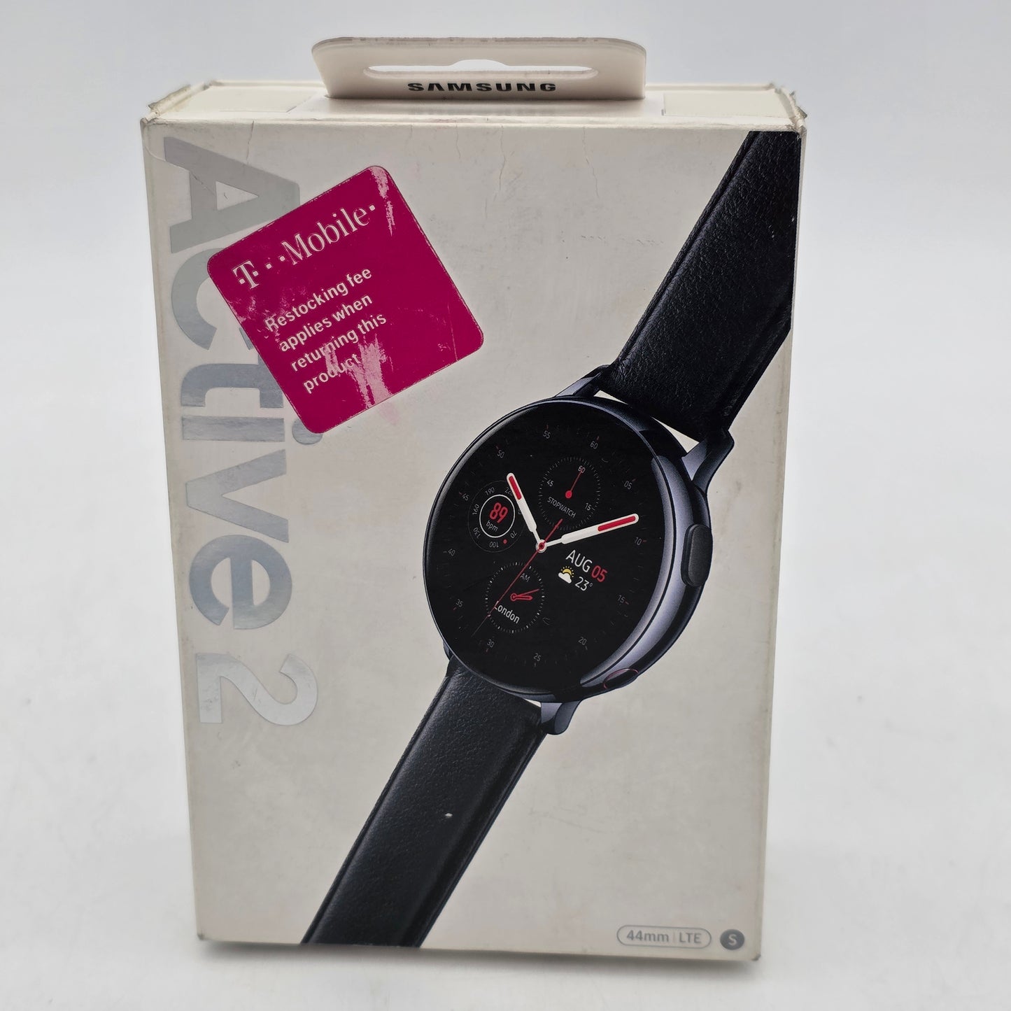 Unlocked Samsung Galaxy Watch Active2 Stainless Steel Smartwatch SM-R825U