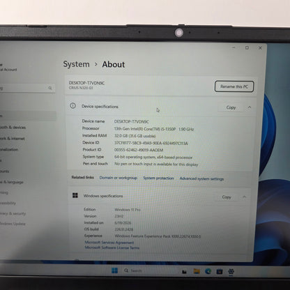 New CIARATECH N320-G1 15.6" i5-1350p 1.9GHz 32GB RAM 2TB SSD