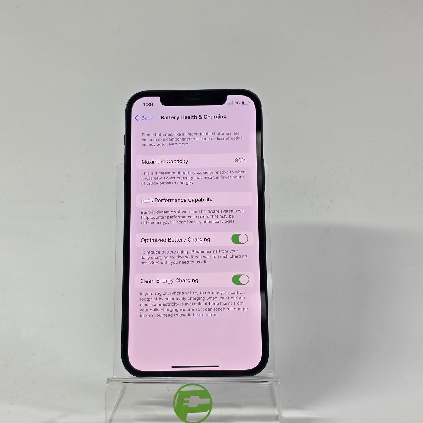 Factory Unlocked Apple iPhone 12 64GB Midnight MGF43LL/A