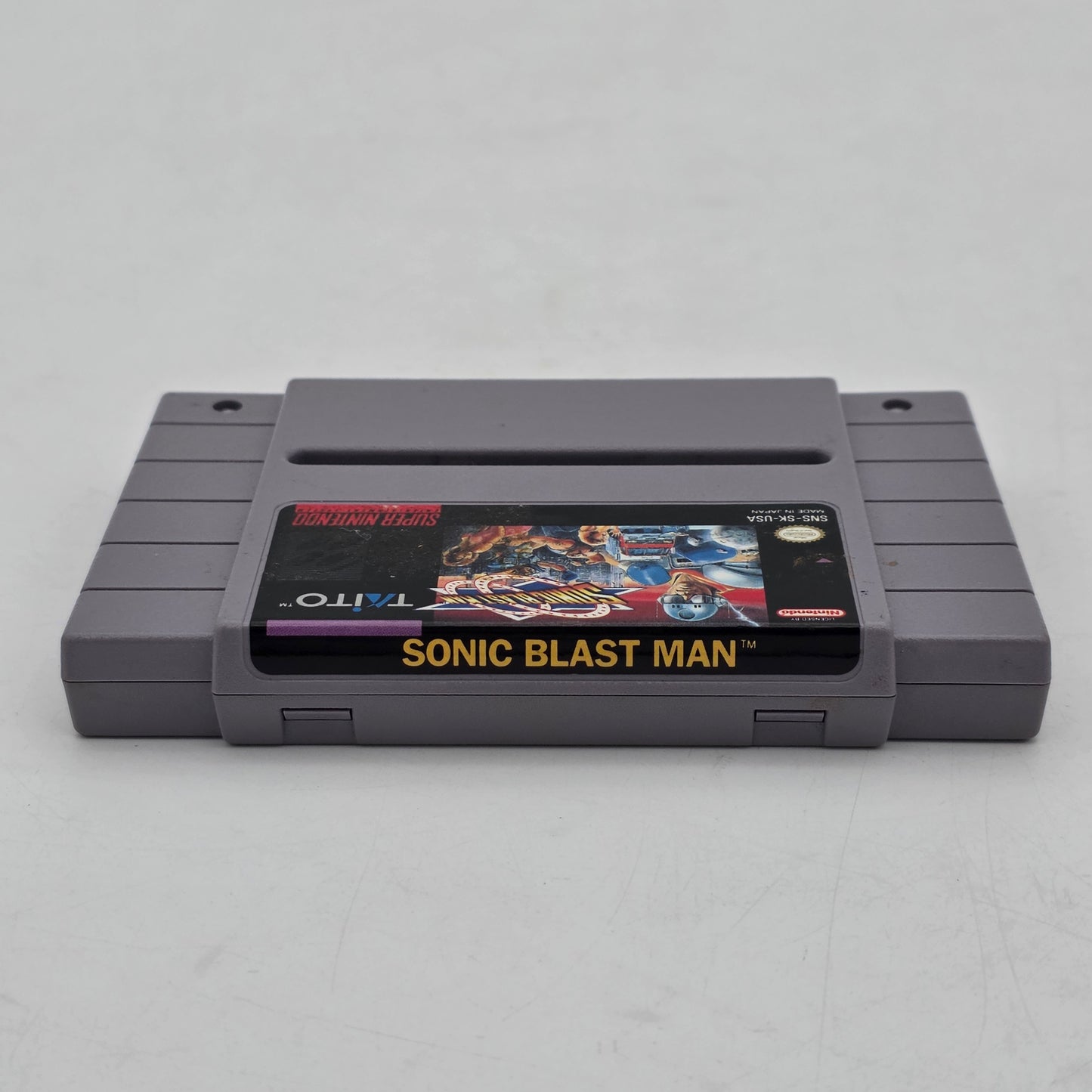 Sonic Blast Man (Super Nintendo SNES, 1992)