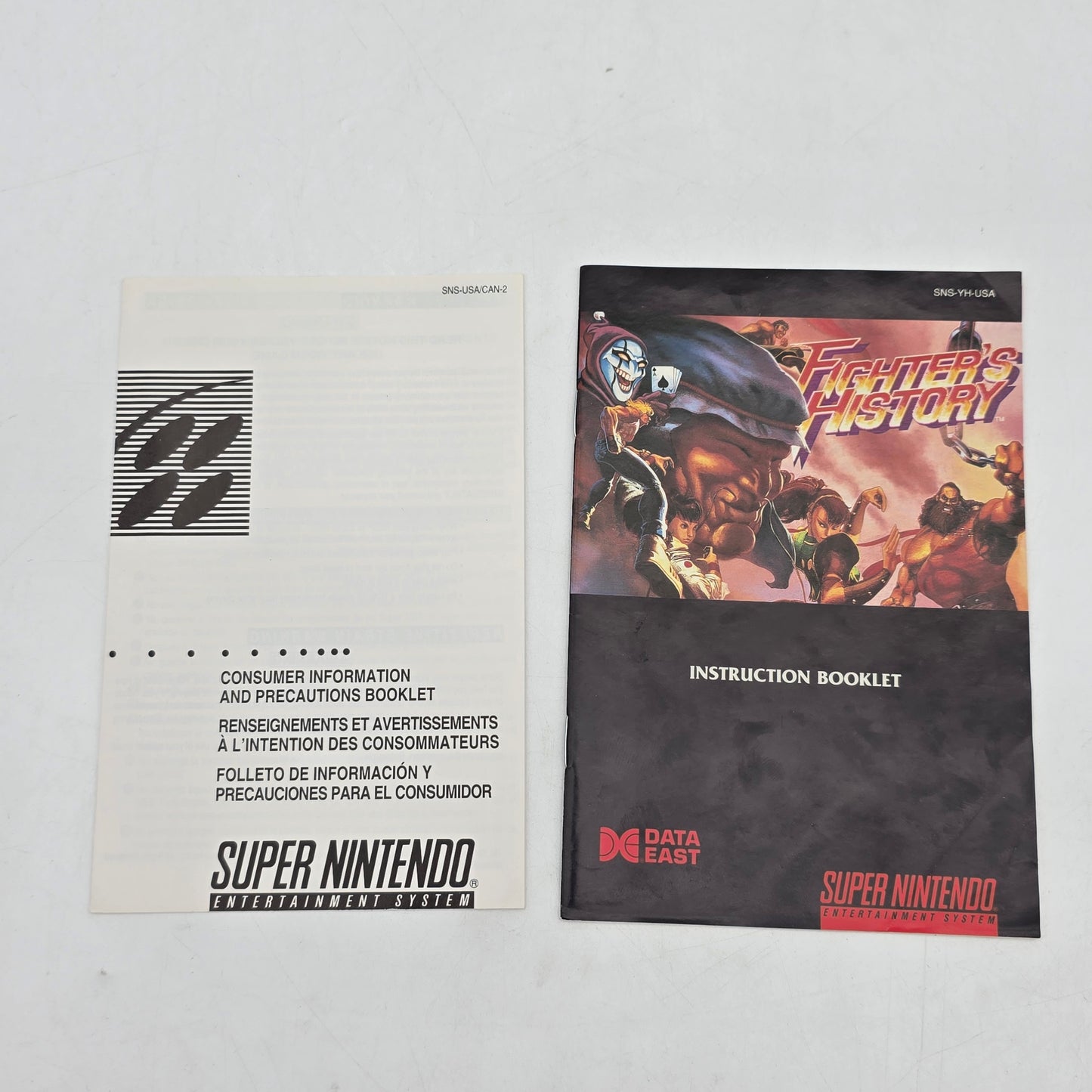 Fighter's History (Super Nintendo SNES, 1994)
