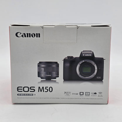 Canon EOS M50 24.1MP Digital SLR DSLR Camera With Lens