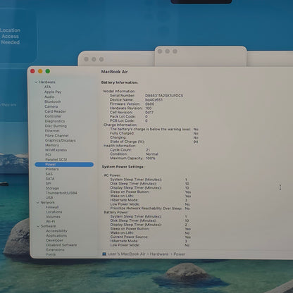 2025 Apple MacBook Air 15" M4 16GB RAM 512GB SSD MW1M3LL/A