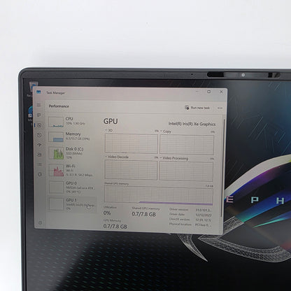 Asus ROG Zephyrus M16 GU603Z 16" i9-12900H 2.5GHz 16GB RAM 1TB SSD