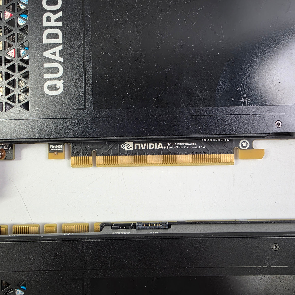 Lot of 4 Nvidia Quadro Graphics Cards GPUs P4000 Black