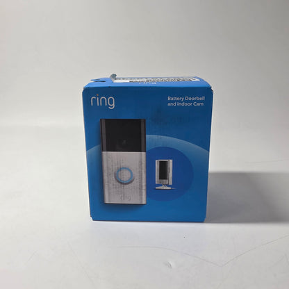 New RING Battery Doorbell Camera W/Indoor Cam