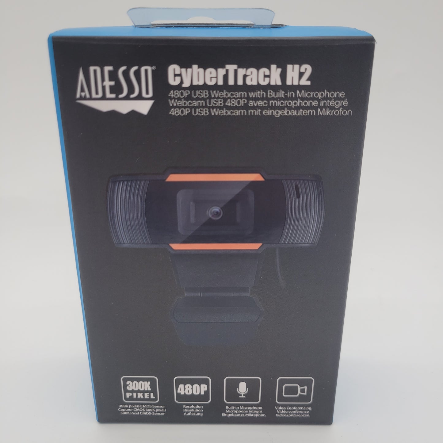 New Adesso CyberTrack H2 Webcam CYBERTRACKH2