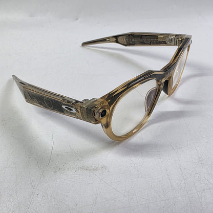 Oakley Meta HSTN Brown Smoke Transitions 00W8002 AI Smart Glasses