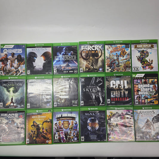 Lot of 18 Microsoft Xbox One Games