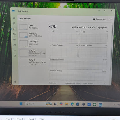 Asus ROG Zephyrus G14 GA402 14" Ryzen 9 7940HS 4.0GHz 16GB RAM 2TB SSD RTX 4060