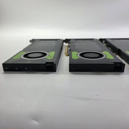 Lot of 4 Nvidia Quadro Graphics Cards GPUs P4000 Black