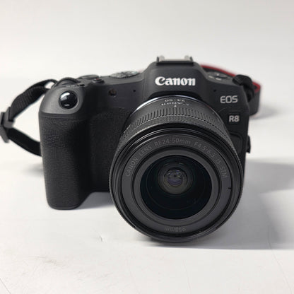 Canon EOS R8 24.2MP Digital SLR DSLR Camera With Extras