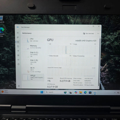 Dell P85G 5420 14" i5-8350U 1.0GHz 16GB RAM 500GB SSD