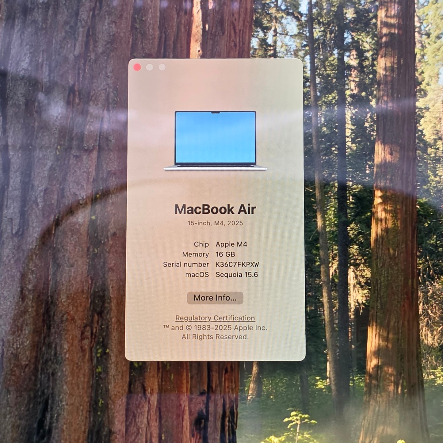 2025 Apple MacBook Air 15" M4 10C GPU 4.5GHz 16GB RAM 256GB SSD MC7A4LL/A