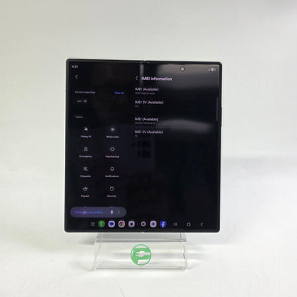 Factory Unlocked Samsung Galaxy Z Fold8 Ultra 12GB RAM 256GB SM-F976U1 Purple
