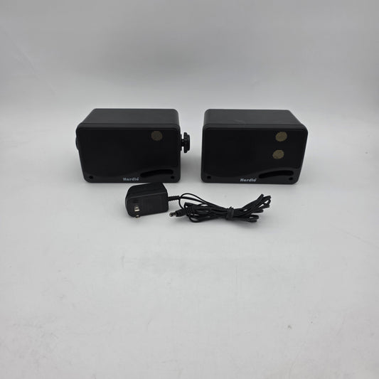 Herdio 3.5" 3-Way Indoor Outdoor Speakers 3-Way 200 Watts Black HOS-301